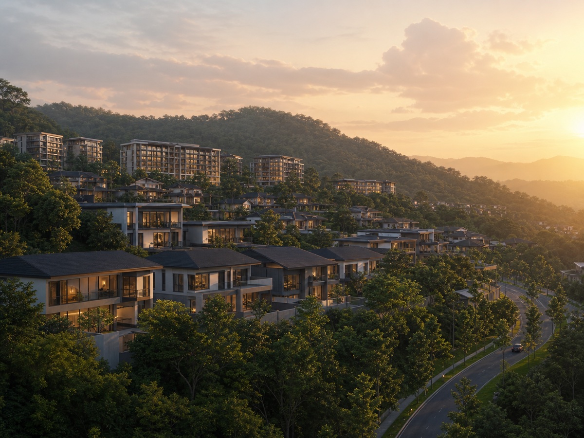 Taman Bukit Templer architectural visualisation